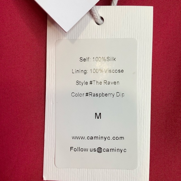 CAMI NYC Silk The Raven Dip Dye Slip Dress Size M - Picture 13 of 16